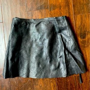 Genuine Leather Skirt